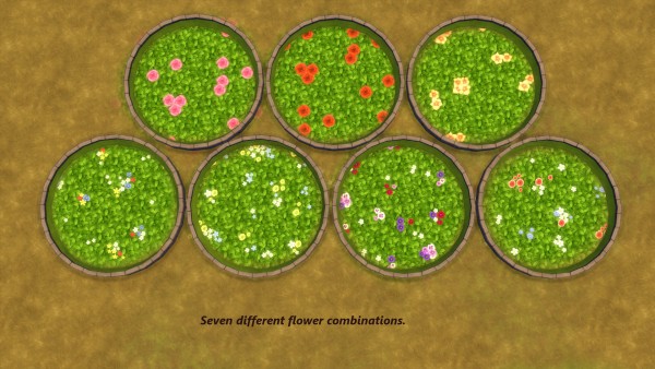  Mod The Sims: Fields of Wild Flowers by Snowhaze