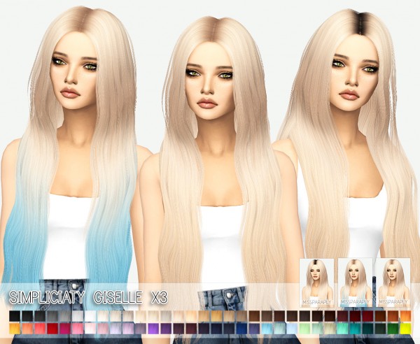 Miss Paraply: Simplicity`s giselle hairstyle retextured