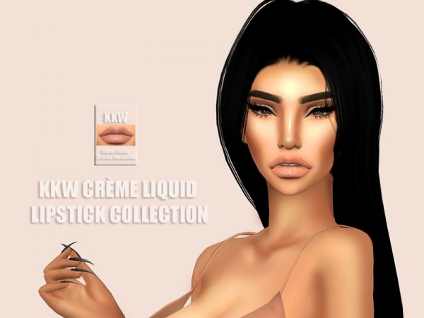  The Sims Resource: ME Liquid lipstick collection by Kimbabylee