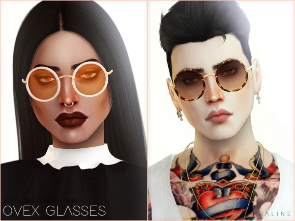  The Sims Resource: OVEX Glasses by Pralinesims