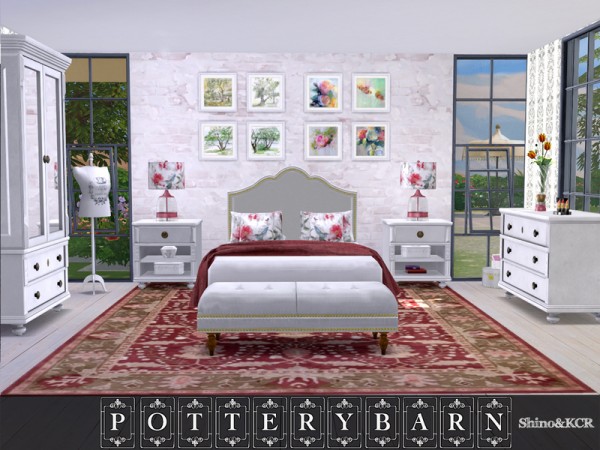 The Sims Resource: Potterybarn Bedroom by ShinoKCR