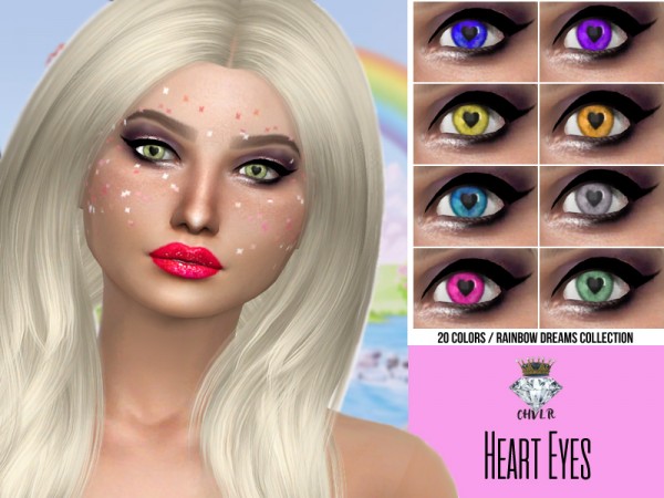  The Sims Resource: Heart Eyes by MadameChvlr
