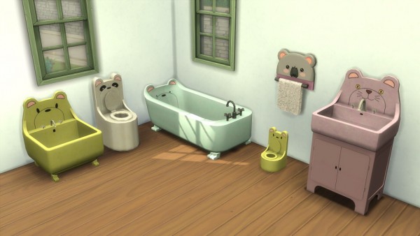  Simsworkshop: Animals Abound Bath by BigUglyHag
