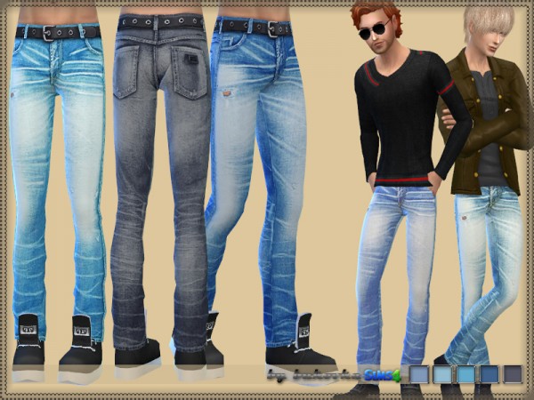 The Sims Resource: Pants Denim by bukovka • Sims 4 Downloads