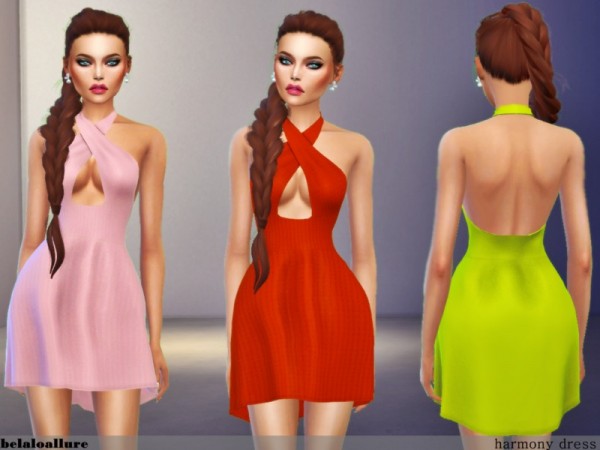  The Sims Resource: Harmony dress by belal1997