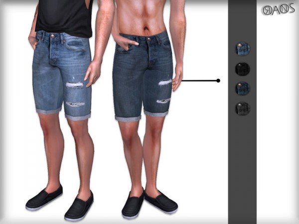  The Sims Resource: Denim Shorts by OranosTR
