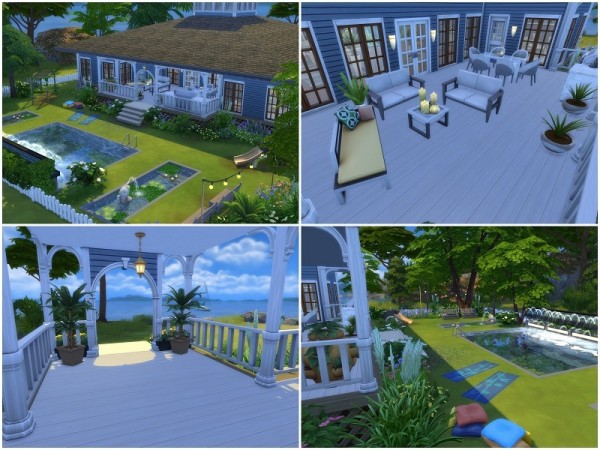  The Sims Resource: Coastal Family House by galadrijella