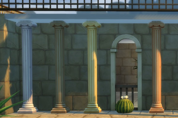 Blackys Sims 4 Zoo: Roman Column S by mammut
