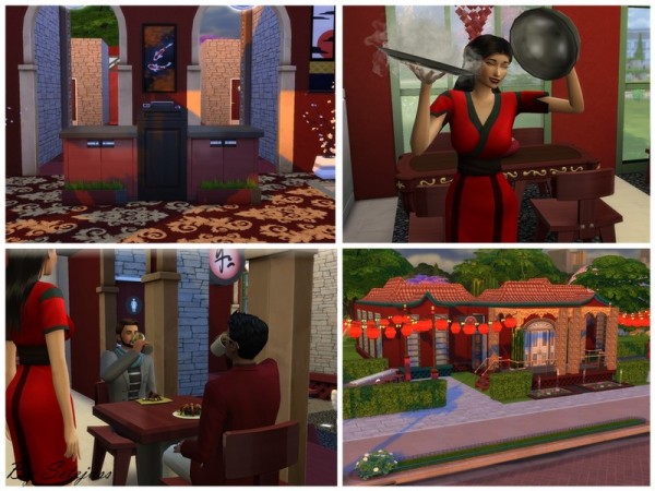  The Sims Resource: Asian Romance (NO CC) by setejuss