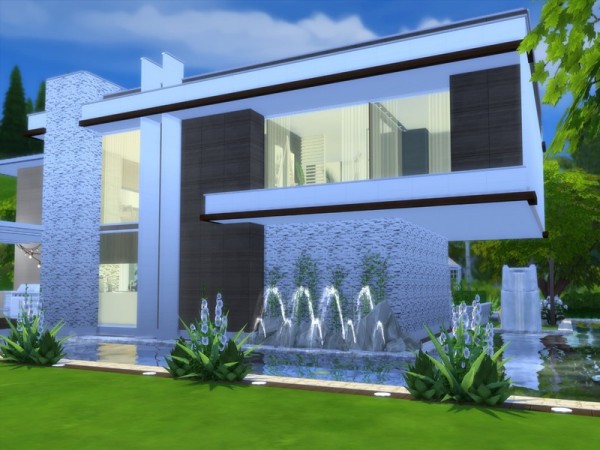  The Sims Resource: Modern Linnel house by Suzz86