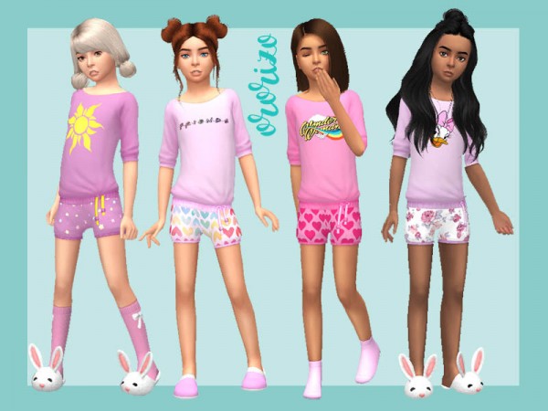  The Sims Resource: Pyjamas Child Part 1 by Ororizo
