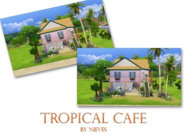  The Sims Resource: Tropical cafe by nie ves