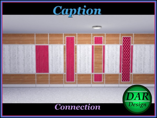  The Sims Resource: Caption Connection Wall Panels by Alan In Lowell