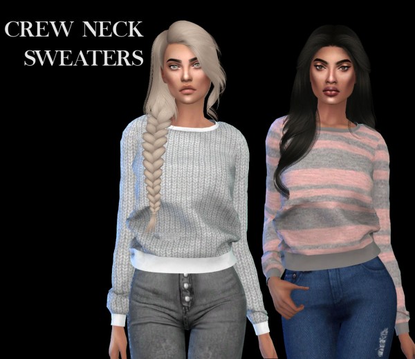 Leo 4 Sims: Crew Neck Sweater