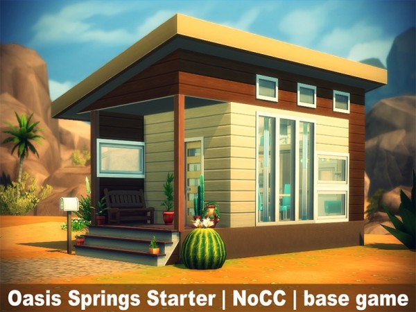  The Sims Resource: Oasis Springs starter house by Zliva