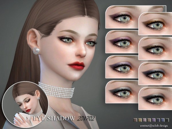  The Sims Resource: Eyeshadow 201702 by S Club