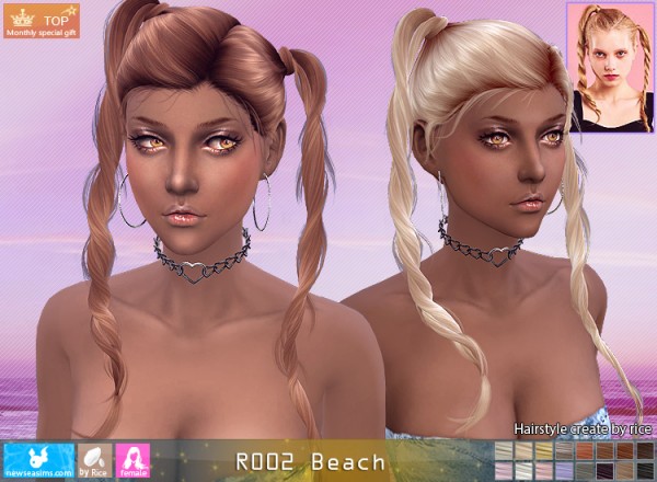  NewSea: R002 Beach donation hairstyle