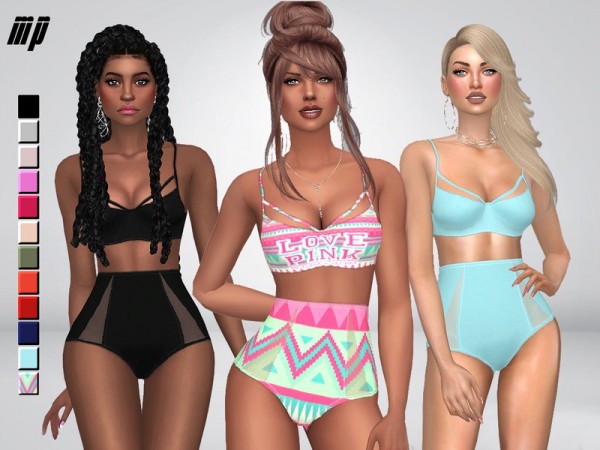  The Sims Resource: Love Connection Swimsuit by MartyP