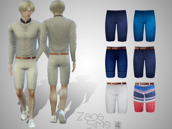  The Sims Resource: Jeans Shorts Z1 by Zace1
