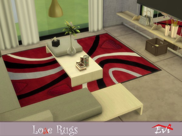  The Sims Resource: Love Rugs A by evi