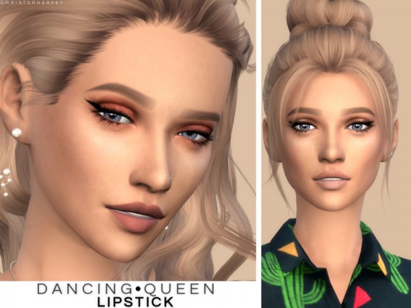  The Sims Resource: Dancing Queen Lipstick by Christopher067