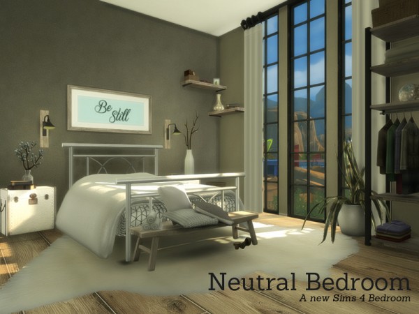 The Sims Resource: Neutral Bedroom by Angela