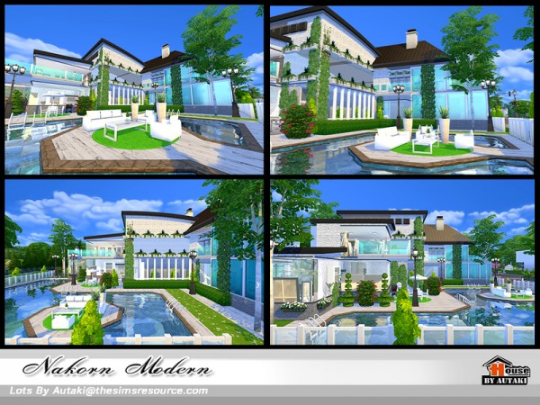  The Sims Resource: Nakorn Modern house by Autaki