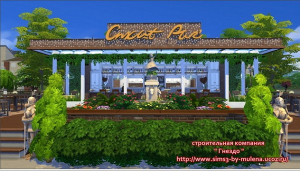 Sims 3 by Mulena: Restaurant Knight