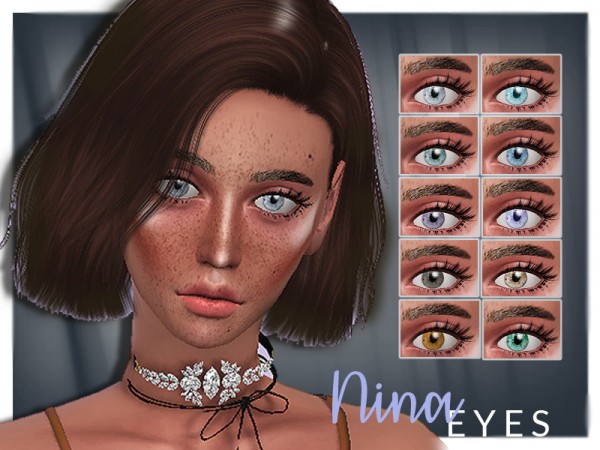  The Sims Resource: Nina Eyes by cosimetics