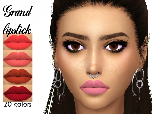  The Sims Resource: Grand lipstick by Sharareh