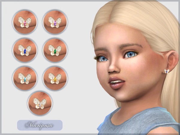  Giulietta Sims: Mariposa Earrings For Toddlers