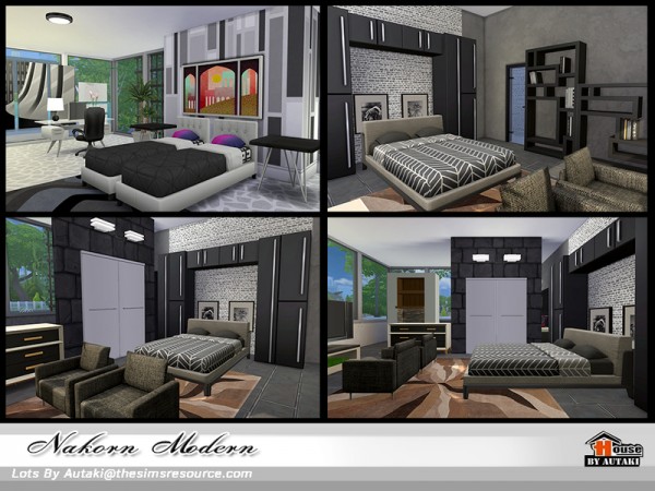  The Sims Resource: Nakorn Modern house by Autaki
