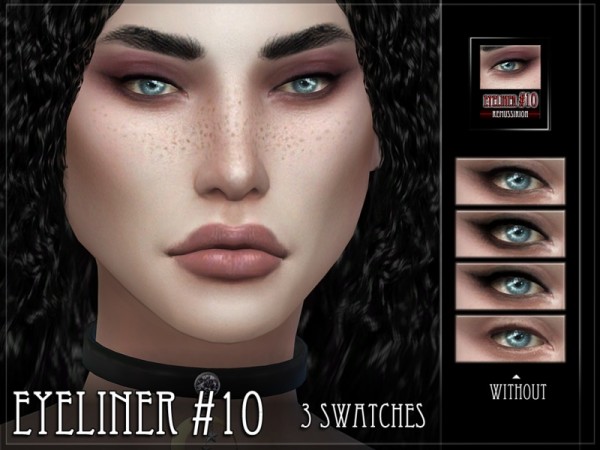  The Sims Resource: Eyeliner 10 by RemusSirion