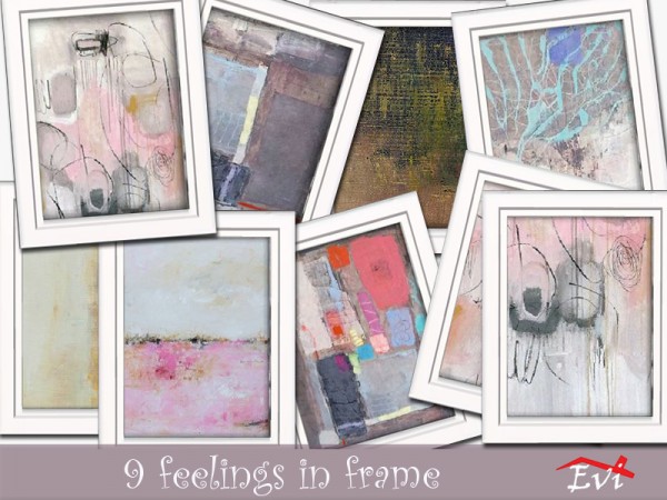  The Sims Resource: 9 feelings in frame by evi
