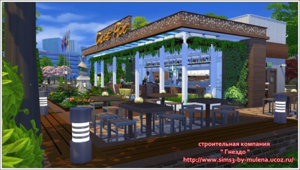 Sims 3 by Mulena: Restaurant Knight