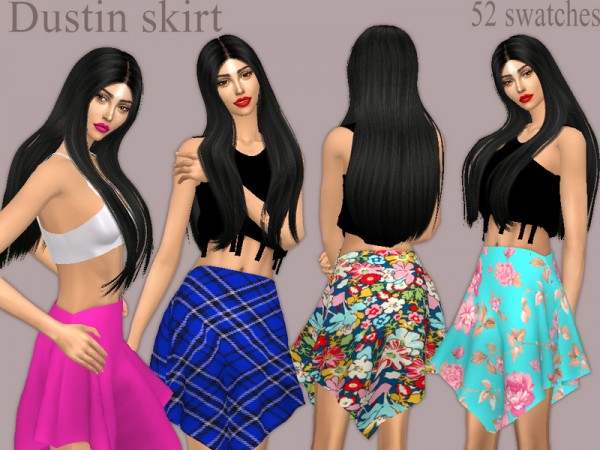  The Sims Resource: Dustin skirt by Sharareh