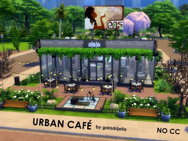  The Sims Resource: Urban Cafe by galadrijella