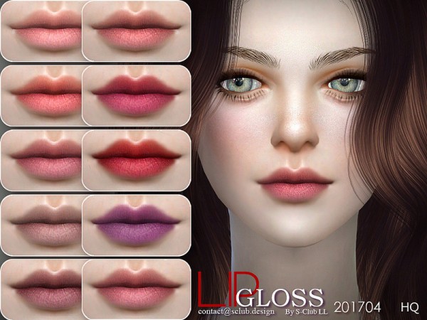  The Sims Resource: Lip 201704 by S club