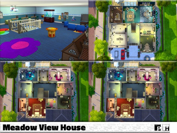  The Sims Resource: Meadow View House by Pinkfizzzzz