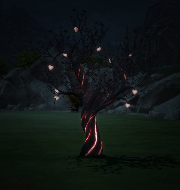  Mod The Sims: Harvestable Heart Tree and Edible Vampire Hearts by icemunmun