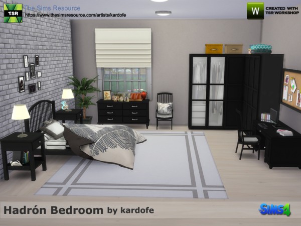  The Sims Resource: Hadron Bedroom by Kardofe