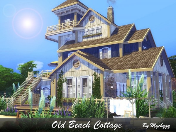  The Sims Resource: Old Beach Cottage by MychQQQ