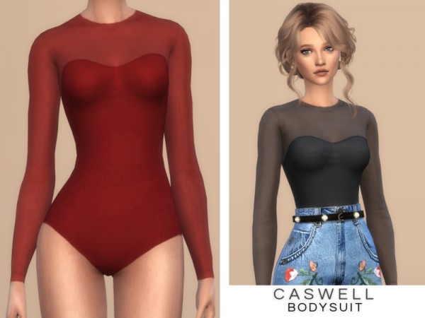  The Sims Resource: Caswell Bodysuit by Christopher067