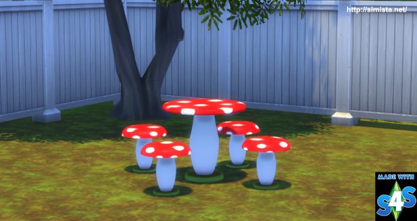  Simista: Mushroom out door setting