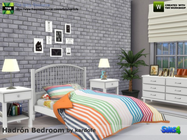  The Sims Resource: Hadron Bedroom by Kardofe
