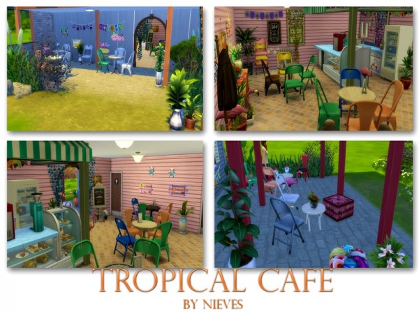  The Sims Resource: Tropical cafe by nie ves