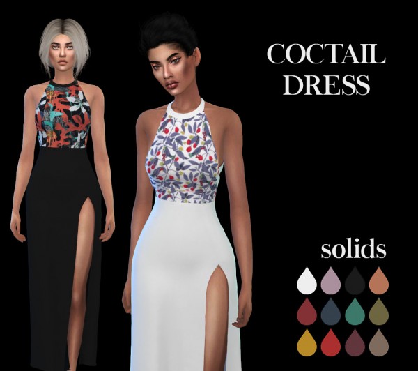  Leo 4 Sims: Coctail Dress recolored