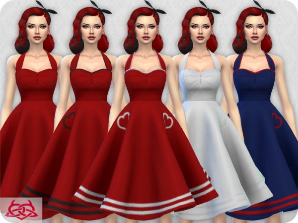  The Sims Resource: Sarah dress recolored 8 by Colores Urbanos