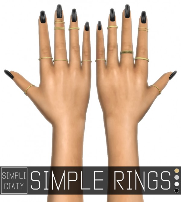 Simpliciaty: Simple rings