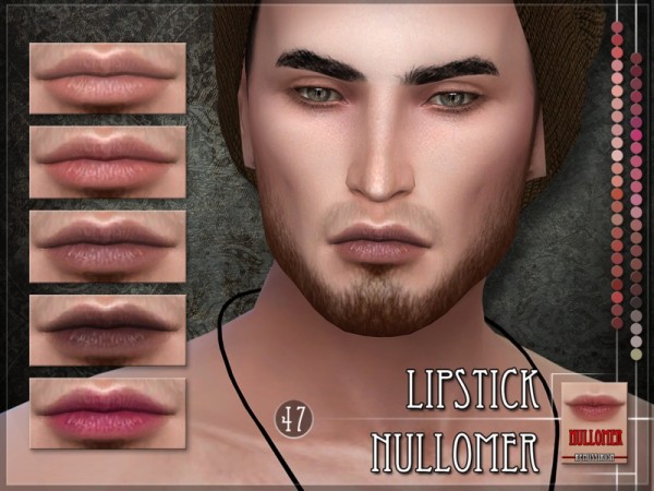  The Sims Resource: Nullomer Lipstick by RemusSirion